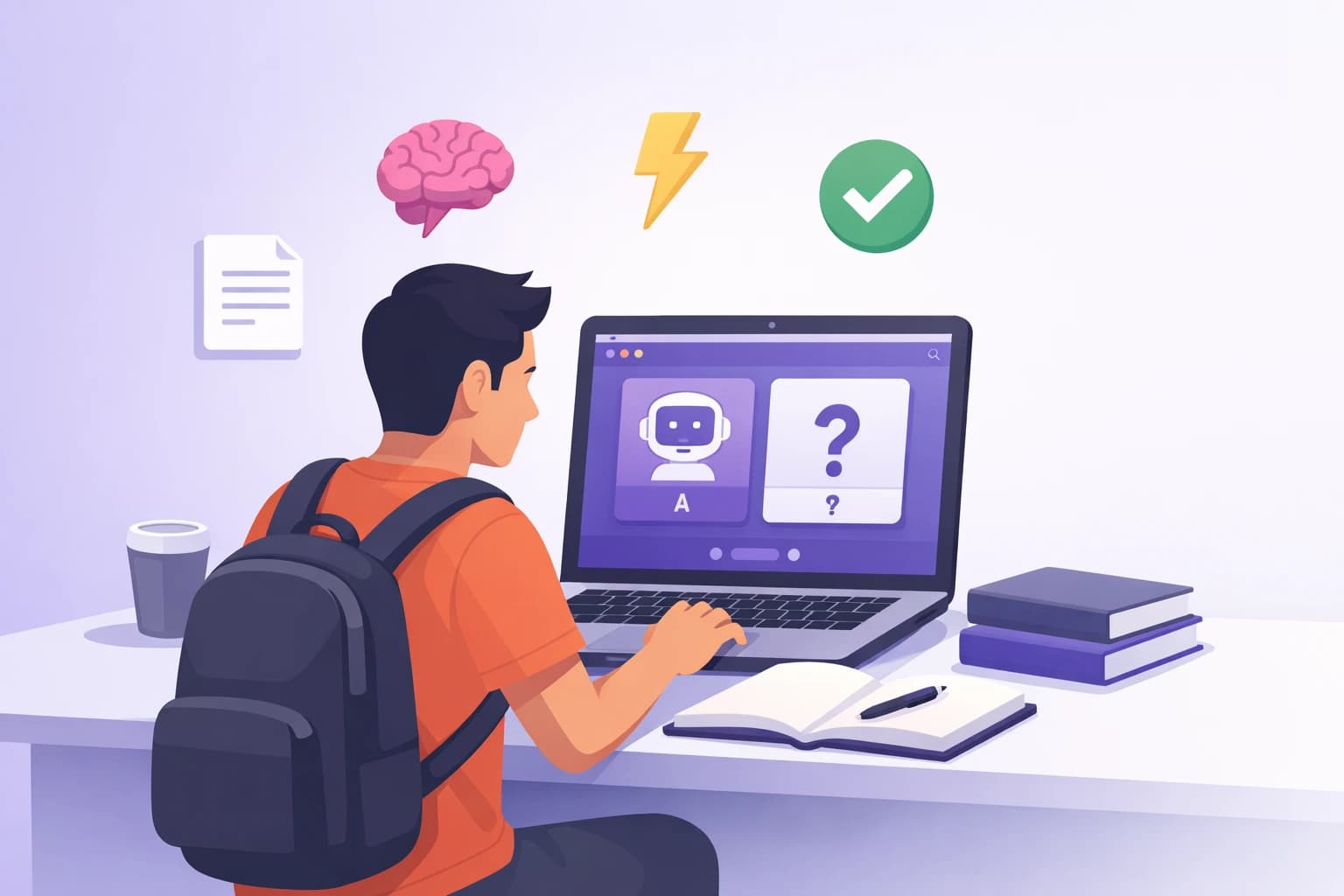 AIを使った勉強法 2026年版|ズルにも時間の無駄にもしない正しい使い方