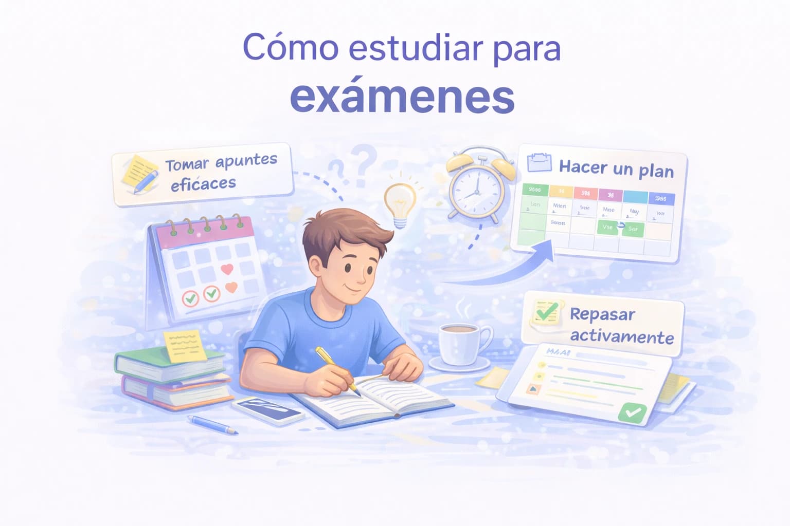 Como estudiar para examenes: guia practica en 7 dias