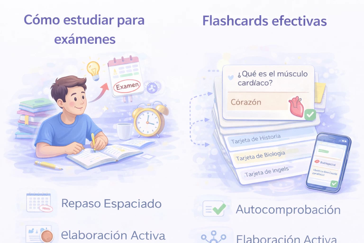Flashcards efectivas: guía rápida para estudiar mejor