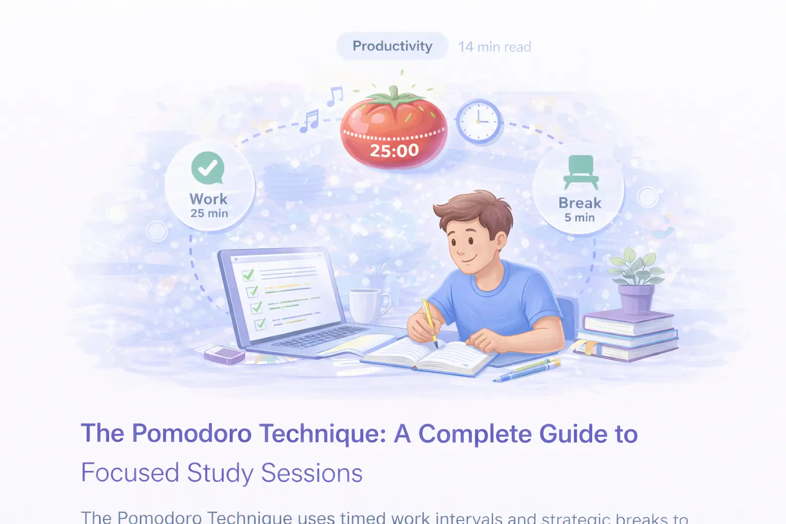 Técnica Pomodoro para Estudantes: Guia Completo