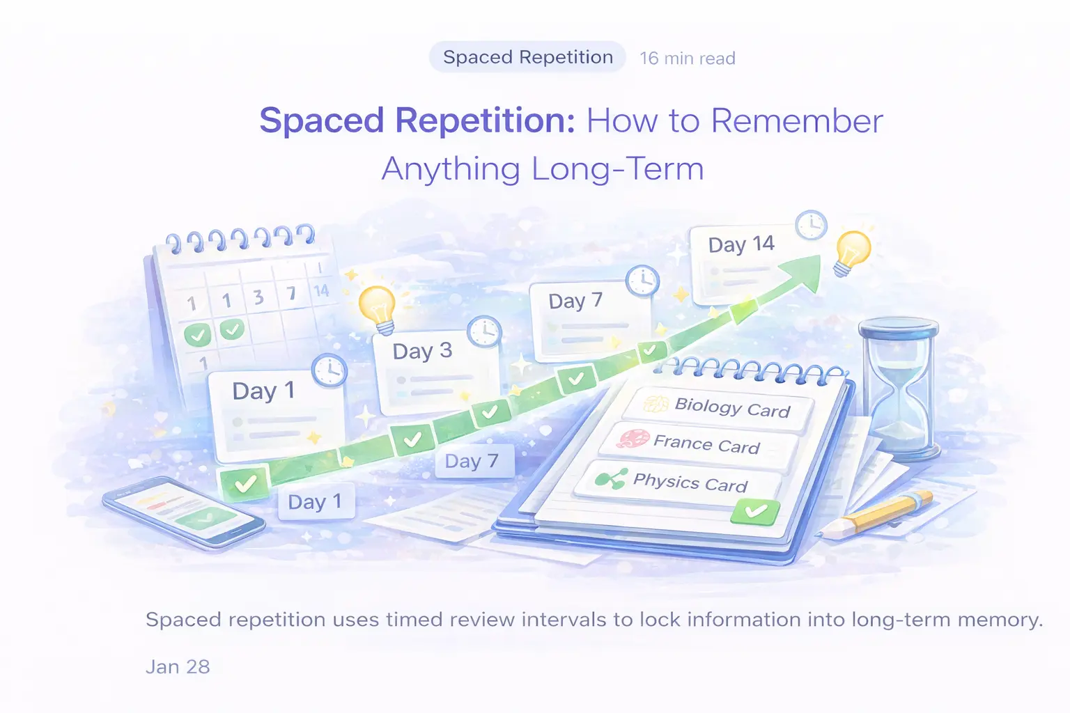 Die 7 besten Spaced-Repetition-Apps 2026 im Vergleich (mit Daten)
